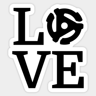 Love Philly 45 RPM Vintage Music Sticker